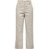 ONLY Onlrosalie HW Crop Chino Pant CC Pnt, Pumice Stone, (S) W x 32L Donna