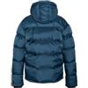 Schott NYC IDAHO2, Piumino con Cappuccio con Cerniera Unisex - Adulto, Blu Acciaio, S
