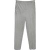 VERO MODA Vmsilva MW-Pantaloni Affusolati Tessuto, Nero/Dettaglio: a Spina di Pesce Bianco Neve, (M) W x 32L Donna