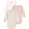 Petit Bateau A0BG3 Body A Maniche Lunghe Bimba 0-24 Variante 1 3 Mesi