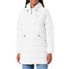 Calvin Klein Donna Cappotto Piumino Lightweight Logo Mid Length con Cappuccio