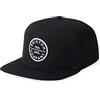 Brixton Berretto da Uomo Pledge MP Mesh, Nero, Taglia Unica, Nero, Taglia Unica