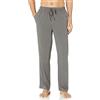 Amazon Essentials Pantaloni Pigiama da Uomo in Maglia di Cotone, Grigio, L
