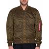 Alpha Industries MA-1 VF LW Giacca da bombardiere Battlewash da uomo Washed Orange