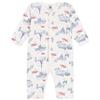 Petit Bateau A0csv, Dormi Bene Senza Piedi Unisex - Bimbi 0-24, Bianco/Multicolore, 3 Anni