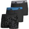 adidas Biancheria Intima da Uomo Active Flex in Cotone, 3 Assortiti, S