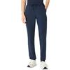 Amazon Basics Pantaloni Sanitari Stile Jogger e Yoga con Fascia in Vita e Coulisse Donna, Blu Marino, M