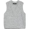 VERO MODA Neck Vest Vmnovah Rib SL-Gilet con Scollo a V Noos Donna