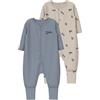 NAME IT Tuta da Uomo Nbmnightsuit 2P Zip FF Airplane Noos, Peyote, 92