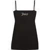 Juicy Couture Hayley Dress Mini Canzone, Nero, XS Donna