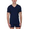 bruno banani V-Shirt Check Line 2.0 Canottiera, Blu (Marine Karo 542), L Uomo