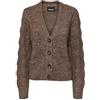 PIECES Pcbibbi Ls Knit Cardigan Noos Bc, Blazer Donna, Fossile, XS