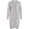 Vila Knitted Cardigan Long Light Grey Melange M Light Grey Melange M