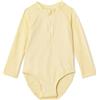 Amazon Essentials Costume intero Rash Guard Bimba, Giallo Chiaro, 6-9 mesi
