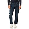 Amazon Essentials Jeans Elasticizzati con Taglio Dritto - colori fuori produzione Uomo, Delavé Scuro, 29W / 32L
