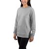 Carhartt Felpa leggera Force, vestibilità comoda, da Donna, Grigio, XS