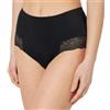 DIM Slip Vita Alta in Cotone Elasticizzato e Pizzo EcoDim Ventre Piatto Donna x1