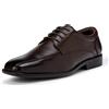 Amazon Essentials Scarpe Eleganti Derby Formali, Scarpe da Ufficio Eleganti con Lacci, Punta Quadrata Uomo, Marrone Scuro, 40 EU