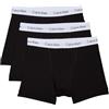 Calvin Klein Uomo Pantaloncini Boxer Confezione da 3 Intimo, Nero (Black), L