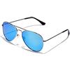 Hawkers HAWK, Occhiali da sole Unisex - Adulto, Argento, Taglia unica