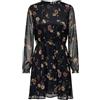 ONLY LS O-Neck Dress Wvn Onleliza Life-Abito con Scollo Rotondo, Nero, XS Donna