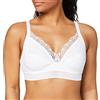 Playtex Reggiseno Senza ferretto Feel Good Support in Cotone Bio Donna x1, Bianco, 38/5C