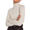 Morgan Donna Pull Manche Longue col Roulé Lurex Mentosa Maglione Not Applicable, Blanc, TS