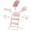 Cybex LEMO 4in1 Sedia evolutiva con sdraietta e accessori pappa - Pearl Pink - CYBEX Gold