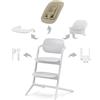 Cybex LEMO 4in1 Sedia evolutiva con sdraietta e accessori pappa - All white - CYBEX Gold