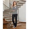 Prénatal Leggings flare premaman in jersey di cotone nero