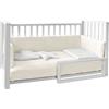 italbaby Letto infinito bianco c/tessile muslin burro - Italbaby