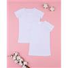 Prénatal Pack 2 t-shirt bambino manica corta con bordo croquette