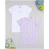 Prénatal Pack 2 t-shirt bimba Minnie mezza manica