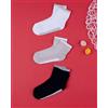 Prénatal Pack 3 calze corte bambino tint unita