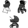Inglesina Aptica XT System Duo - Magnet Grey con telaio Nero - INGLESINA