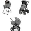 Inglesina Aptica XT System Duo - Canyon Grey con telaio Nero - INGLESINA
