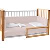 italbaby LETTO INFINITO NATURALE con tessili MUSLIN ROSA PETALO - ITALBABY