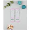 Prénatal Antiscivolo bambina grigio/rosa fiori