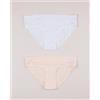Prénatal Pack 2 slip bianco/beige premaman