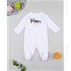 Prénatal Tutina unisex bianca stampa "mom"