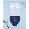 Prénatal Pack 7 slip bambino toni blu