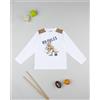 Prénatal T-shirt bambino bianca stampa t-rex