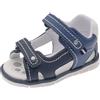 Chicco Sandali bimbo blu con cuciture a contrasto - chicco figi