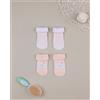 Prénatal Pack 2 calze neonata orsetta e righe
