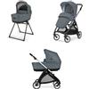 Inglesina Electa System Duo colore Union Grey con telaio Silver Black - INGLESINA