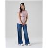 Prénatal T-shirt allattamento righe bianco/rosa