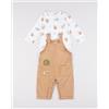 Prénatal Completo neonato Salopette e Maglia "Baby Dino"