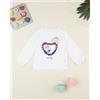 Prénatal T-shirt bimba bianca stampa