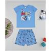 Prénatal Pigiama corto azzurro bimbo mickey mouse