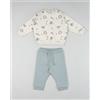 Prénatal Completo jogging bimbo beige/grigio stampato